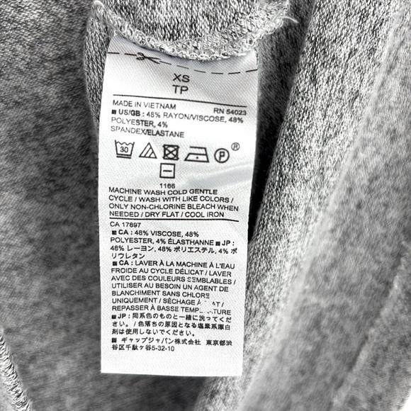 Banana Republic Factory Gray Boatneck Sweater Women’s Size XS - Picture 4 of 5